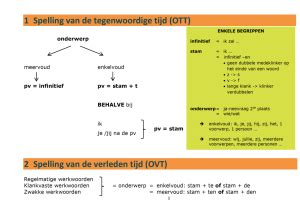 werkwoord beleven vervoegen 